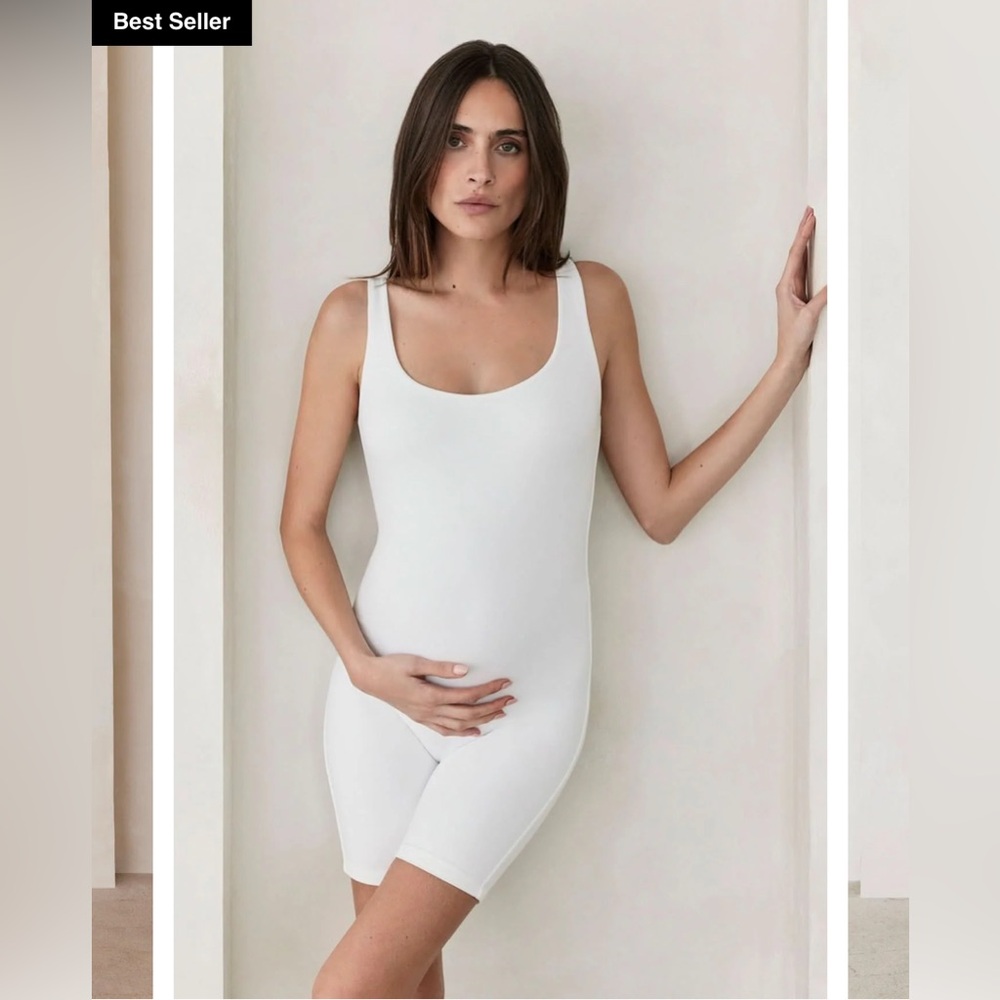Bumpsuit Cindy Romper Ivory - size M, NWT